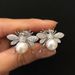 Cao Shi French Style Women's Bee Cute And Lively In Summer, Pearl Insect Earrings, Super Fairy Earrings_ipsvogv.com