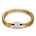 Women's Jewelry Cable Wire K Gold Steel Band Diamond Stainless Steel Bracelet_ipsvogv.com