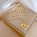 】 Love 【 Angel Light Luxury Banquet Necklace Female Internet Celebrity Versatile Clavicle Titanium Steel Chain 【 】_ipsvogv.com