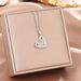 Korean Style Heart Full Of Zircon Exquisite Necklace For Women's Light Luxury Niche High-end Versatile Collarbone Chain_ipsvogv.com