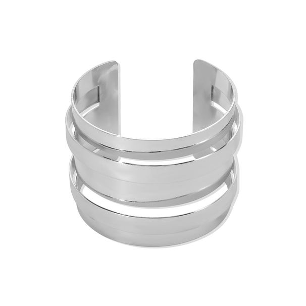 B2338 Fashionable Metal Multi layered Scattered with Personalized Smooth Design and Cold Wind Opening Bracelet_ipsvogv.com