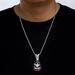 Halloween Skull Alloy Oil Drop Pendant With Exaggerated Personality, Men's Necklace_ipsvogv.com