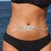 New Sexy Double Love Waist Chain Ladies Seaside Bikini Multi-layer Body Chain Waist Chain_ipsvogv.com