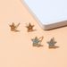 Women’s Jewelry Set Fashion Hollow Five Pointed Star Style Metal Earrings Simple And Fashionable Ladies Retro Earrings_ipsvogv.com