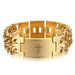 Men's Jewelry Personalized Fashion Titanium Steel Cross Double Row Retro Stainless Steel Denim Bracelet_ipsvogv.com