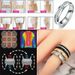 Explosive Stainless Steel Weight Reducing Ring Couple Ring Single Row Point Diamond Stainless Steel Inlaid Diamond Ring_ipsvogv.com