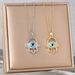 Titanium Steel Necklace, Female Demon's Eye, Fashionable Design, Niche Pendant, Temperament, Collarbone Chain Accessory_ipsvogv.com