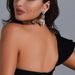 New Rhinestone Accessories, Simple High-end Necklace Set, Multi-layer Round Earrings Jewelry Set_ipsvogv.com