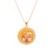 Monet Garden Oil Painting Necklace Baroque Natural Pearl Clavicle Chain New Chinese Style Ancient Style High End 2024 New_ipsvogv.com