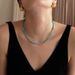 Women's Jewelry Natural Stone Clavicle Beaded Necklace Spring And Summer New Light Luxury Niche Stacking Necklace_ipsvogv.com