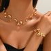 2024 new hip-hop style women's necklace set with geometric niche design bracelet versatile and high-end chain_ipsvogv.com
