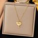 Korean Style Sun Women, Light Luxury Niche, Titanium Steel Golden Collarbone Chain, Personality And Temperament,_ipsvogv.com