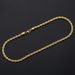 Korean Version Hot Sale 3MM Titanium Fried Dough Twists Chain Personality Fashion Simple Stainless Steel Hip Hop Men's_ipsvogv.com