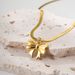 Gold Bowknot Necklace French Style Elegant Snake Light Luxury High-end Ribbon Knot Clavicle Chain_ipsvogv.com