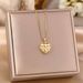 same Titanium Steel Necklace Women's Four Leaf Clover Love Color Plated Pendant High Sense Collar Chain Jewelry_ipsvogv.com