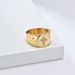 Titanium steel diamond cross ring ring retro high end niche fashion wrench hand jewelry_ipsvogv.com