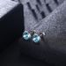 Women's Jewelry Uses Austrian Elements Crystal Earrings With Round Faces To Make Them Look Thinner Simple 925 Sterling Silver Earrings_ipsvogv.com
