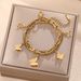Double Layer Titanium Steel Bracelet For Women With Niche Design, Multi-layer Frosted Butterfly Fashion And Personalized_ipsvogv.com
