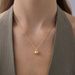 Hot Selling Light Luxury Fashion High End Key Pendant Necklace For Women Design Brass Real Gold Electroplated Necklace_ipsvogv.com