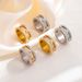 Gear Rotating Diamond Ring Fashionable All Match Rotating Color Diamond Ring_ipsvogv.com