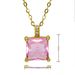 Square Zircon Necklace For Women Ins Simple Clavicle Chain Light Luxury Niche Internet Celebrity All Match Clavicle Chain_ipsvogv.com
