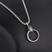 Hip hop trendsetter versatile internet celebrity matching circular ring necklace men's pendant trendy jumpy pendant_ipsvogv.com