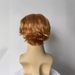 Golden holiday wig for men Trump short hair Trump Trump men's wig President masquerade_ipsvogv.com