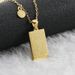 Stainless Steel 12 Constellation Necklace Female K Gold Square Twelve Constellation Titanium Steel Pendant Clavicle Chain_ipsvogv.com