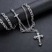 Titanium Steel Necklace, Men's Cross, Layered Non Fading, High-end Niche Dign, Hip-hop New Style, Simple And_ipsvogv.com