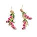 Vintage Lily Of The Valley Oil Drop Earrings Inlaid With Zircon Earrings New Summer Versatile Earrings Female Tassel Earrings_ipsvogv.com