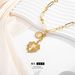 Copper plated K real gold new love necklace ins style light luxury design high end female sweater chain_ipsvogv.com