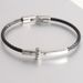 Men'S Simple All-Lap Titanium Steel Cable Fashion Design Bolt Bracelet_ipsvogv.com