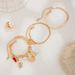 Holiday Style Metal Conch Crab Claw Pendant Creative Small Chili Pearl Snake Bone Chain Bracelet_ipsvogv.com