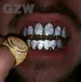 Real Gold Teeth Fang Grillz Punk Hip Hop Cubic Zircon Iced Out Vampire Dental Mouth Grills Braces Tooth Cap Rapper_ipsvogv.com