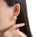 Women’s Jewelry Set Fashion Ins Style Brushed Texture Earrings High End Niche Semi Circular C Shaped Earrings Trendy Earrings And Earrings_ipsvogv.com
