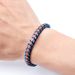 New Ultra-fine Fiber Leather Woven Stainless Steel Men's Bracelet Fashionable Personality Cuban Chain_ipsvogv.com