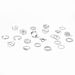New Fashion Pearl Love Butterfly Chain With Hollow Cross Layered Openings 22 Piece Set Ring_ipsvogv.com