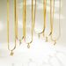 Hot Selling Fashion Simple Versatile Necklace Plated Gold 26 Letters Diamond Necklace Clavicle Chain_ipsvogv.com