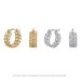 S Silver Geometric Women's Niche Personality Trend Japanese And Korean Atmospheric Cartoon Round Earrings_ipsvogv.com