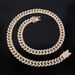 Unisex Jewelry Fashion Jewelry 10mm Thick New Full Diamond Necklace High Quality Alloy Diamond Men And Women Hip Hop Cuban Chain_ipsvogv.com