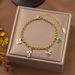 Stainless Steel Cuban Bracelet, New Turtle Flower Pendant, Small And Fashionable, Non Fading_ipsvogv.com