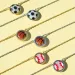 Designer Kendras Scotts Neclace Jewelry Chain Female Football Basketball Baseball KS Resin Round Coin Necklace_ipsvogv.com