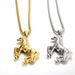 Men's Jewelry Immediate Success The Horse Pendant Necklace Leisure Fashion Chain Titanium Steel Jewelry_ipsvogv.com