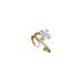 【 Real Gold 】 Lucky Flower Full Diamond With Adjustable Opening, Simple Handmade Ring, Couple's Pair Ring_ipsvogv.com