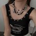 Long Pearl Splicing Multi Layered Necklace For Women, Fashionable, High End, Light Luxury, Sweet Temperament, Versatile Clavicle Chain_ipsvogv.com