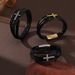 hot Sale Cross Men's Multi Layer Hand Woven Rope Magnet Buckle Genuine Leather Bracelet_ipsvogv.com