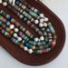 Summer Leisure Vacation Style, Colorful Natural Stone Cut Agate Freshwater Pearl Bead Design, Titanium Steel Necklace_ipsvogv.com
