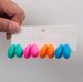 Wholesale Jewelry Ig Style Classic Style Water Droplets Arylic Plating Ear Studs_ipsvogv.com