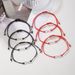 Infinite Eight Character Wax Thread Hand Woven Couple Friendship Card Bracelet Hand Rope_ipsvogv.com