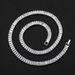 Zircon tennis chain micro inlaid square zircon hip hop couple alloy necklace pendant_ipsvogv.com